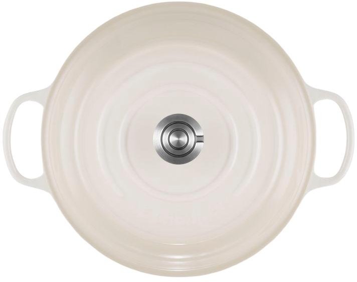 Le Creuset Classic Buffetgryde m. Glasl�g 30 cm/3,5 L, Meringue