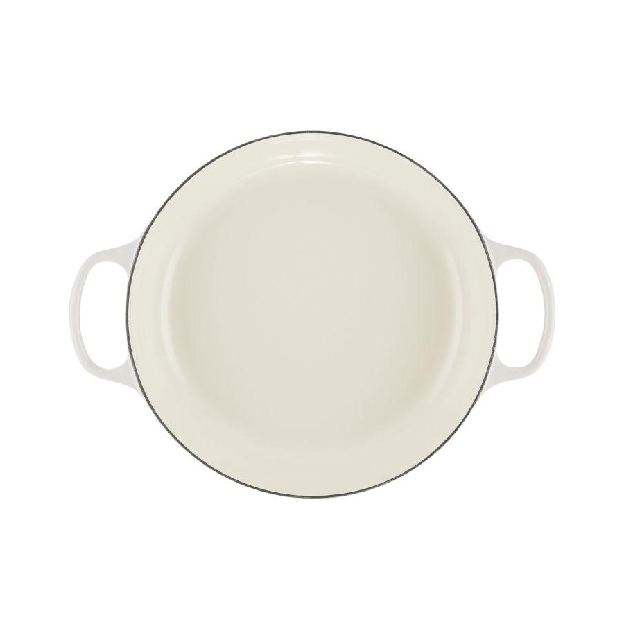 Le Creuset Classic Buffetgryde m. Glasl�g 30 cm/3,5 L, Meringue