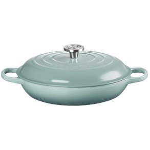 Le Creuset Classic Buffetgryde m. Glasl�g 30 cm/3,5 L, Sea Salt