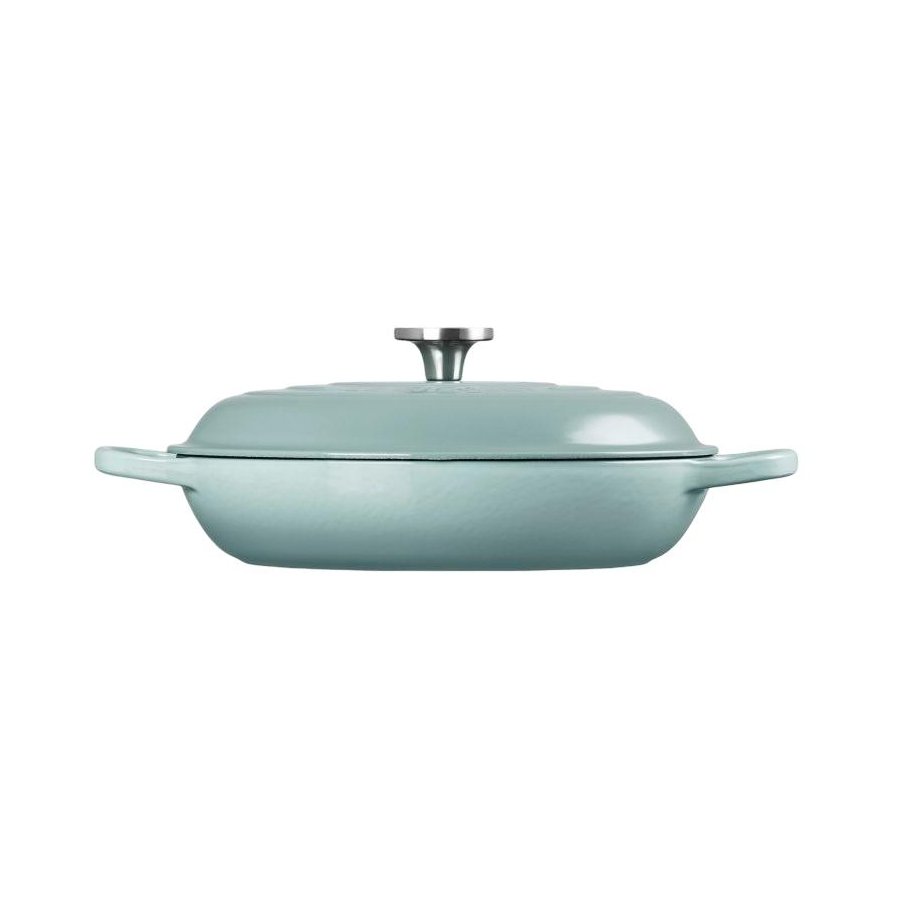Le Creuset Classic Buffetgryde m. Glasl�g 30 cm/3,5 L, Sea Salt