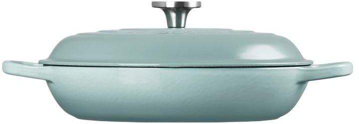 Le Creuset Classic Buffetgryde m. Glasl�g 30 cm/3,5 L, Sea Salt
