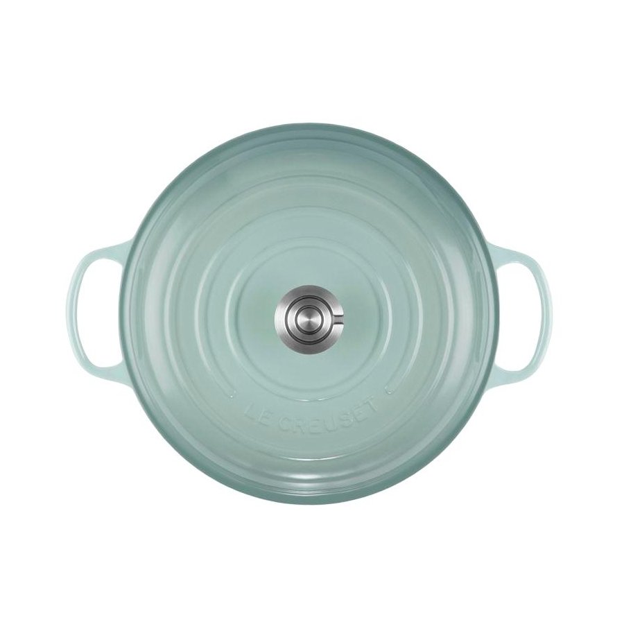 Le Creuset Classic Buffetgryde m. Glasl�g 30 cm/3,5 L, Sea Salt