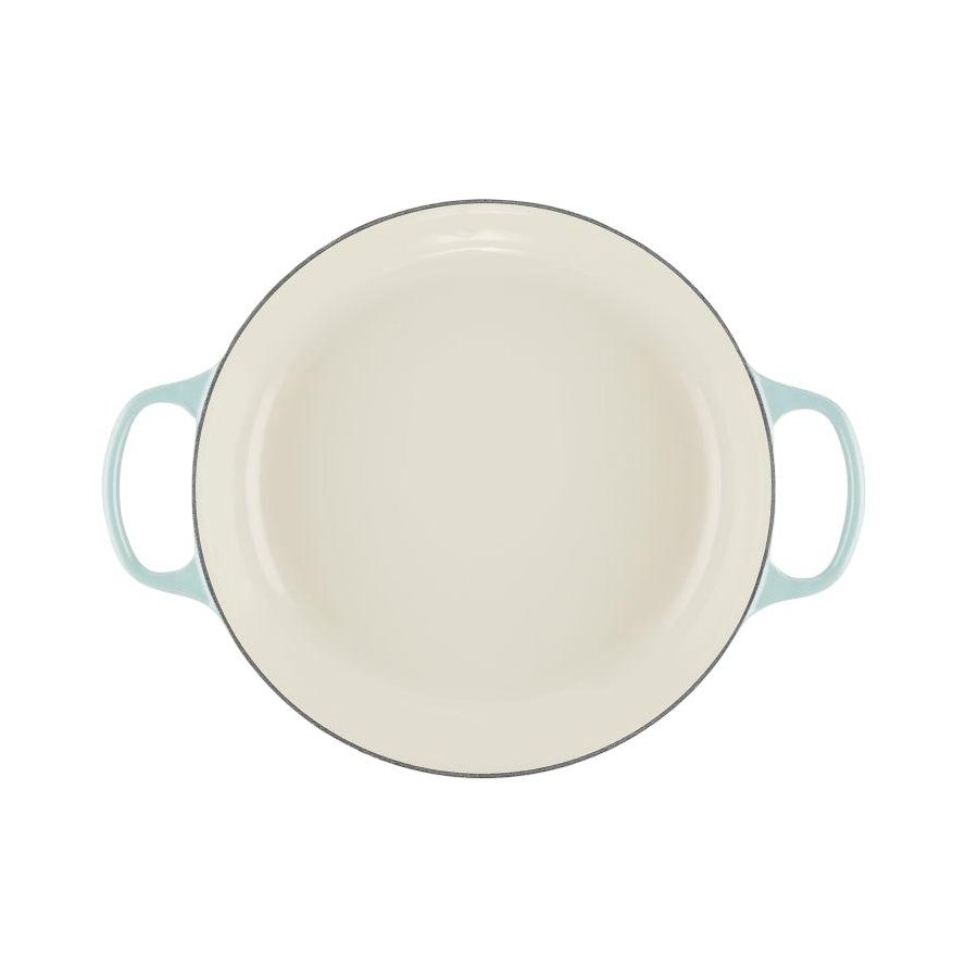 Le Creuset Classic Buffetgryde m. Glasl�g 30 cm/3,5 L, Sea Salt
