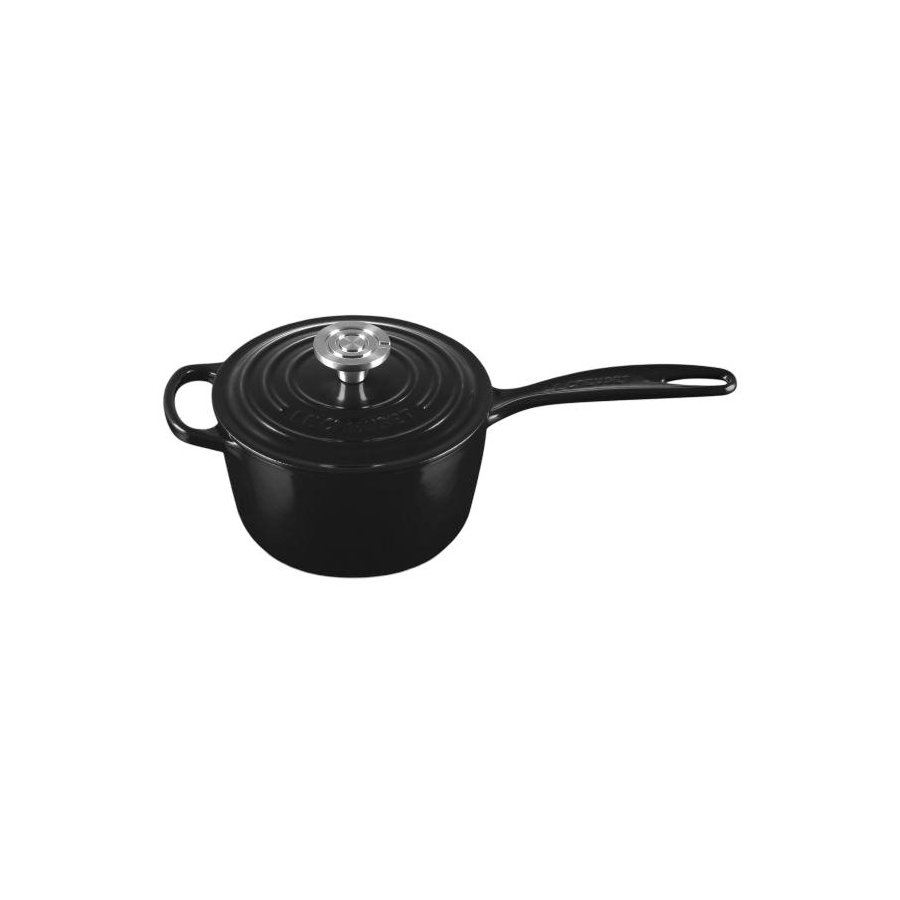 Le Creuset Signature St�bejernskasserolle 16 cm/1,5 L, Black