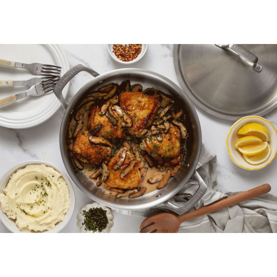 Le Creuset Essential 3-Ply Sauteusegryde 26 cm