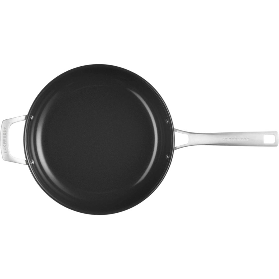 Le Creuset Essential 3-Ply Stegepande m. Non-Stick 28 cm