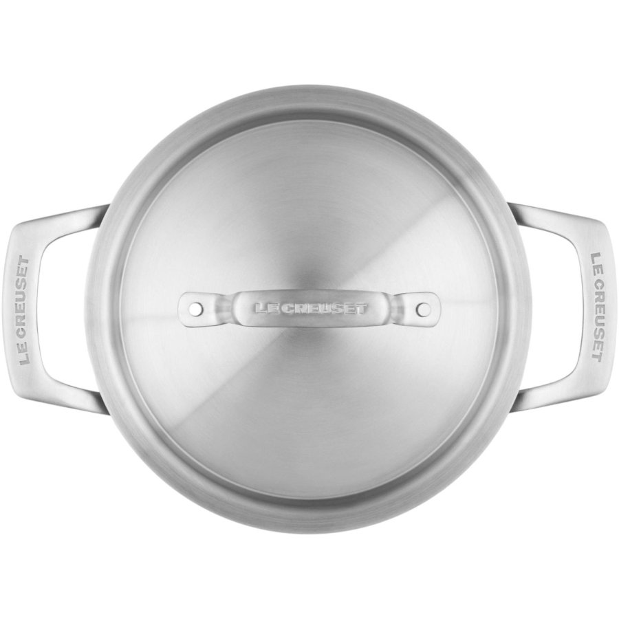 Le Creuset Essential 3-Ply Gryde m. L�g 18 cm