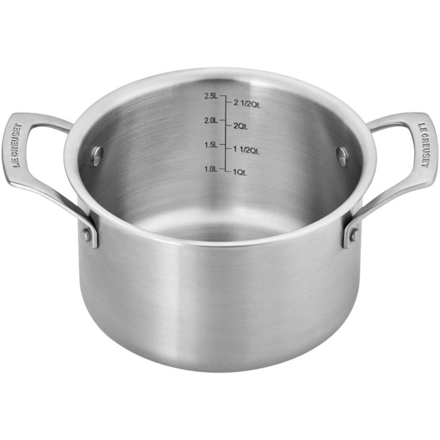 Le Creuset Essential 3-Ply Gryde m. L�g 18 cm