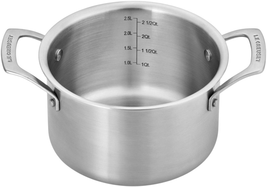 Le Creuset Essential 3-Ply Gryde m. L�g 18 cm