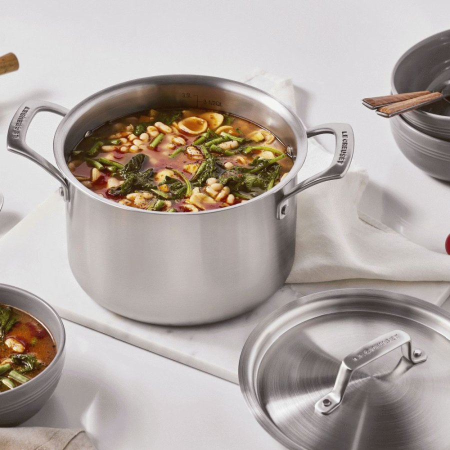 Le Creuset Essential 3-Ply Gryde 20 cm