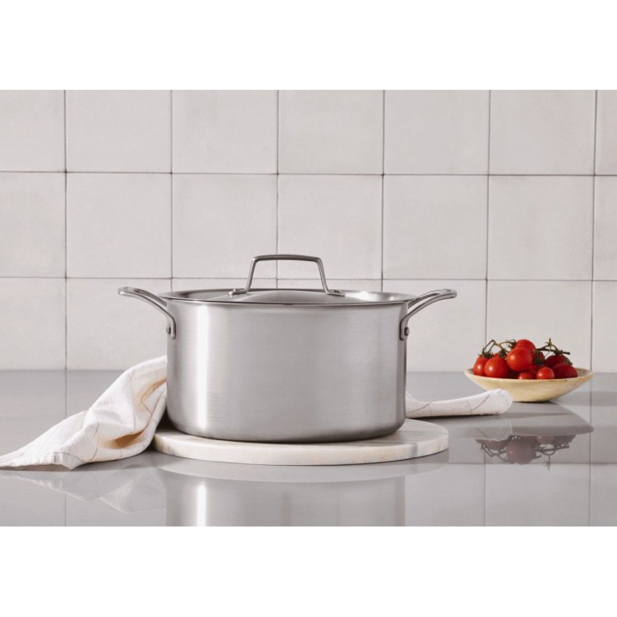 Le Creuset Essential 3-Ply Gryde m. L�g 24 cm