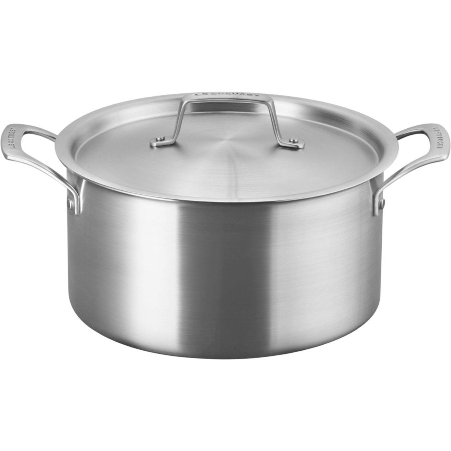 Le Creuset Essential 3-Ply Gryde m. L�g 24 cm