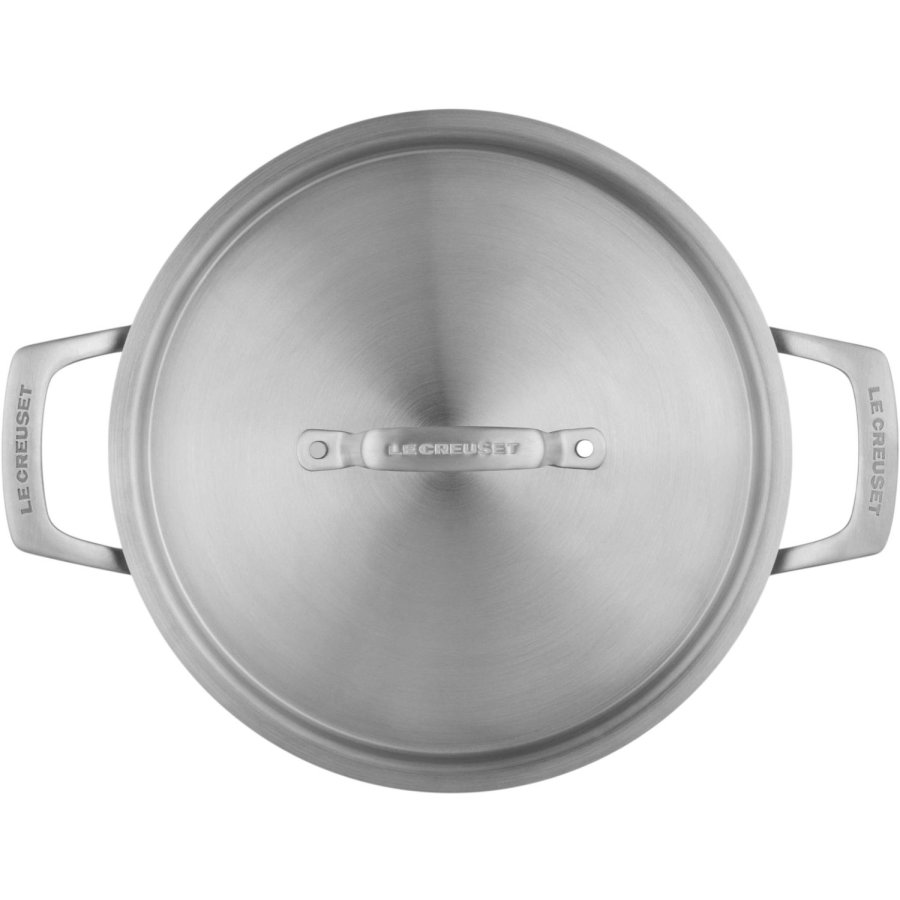 Le Creuset Essential 3-Ply Gryde m. L�g 24 cm