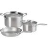 Le Creuset Essentials 3-Ply Gryde- og Pandest 3 Dele, Rustfrit Stl