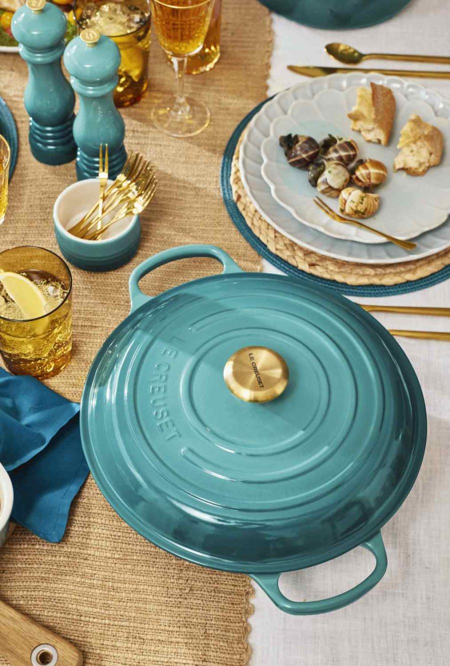 Le Creuset Stabelbar Ramekin �9,3 cm, Bleu Riviera