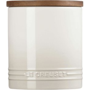 Le Creuset Signature Opbevaringskrukke H14 cm, Meringue