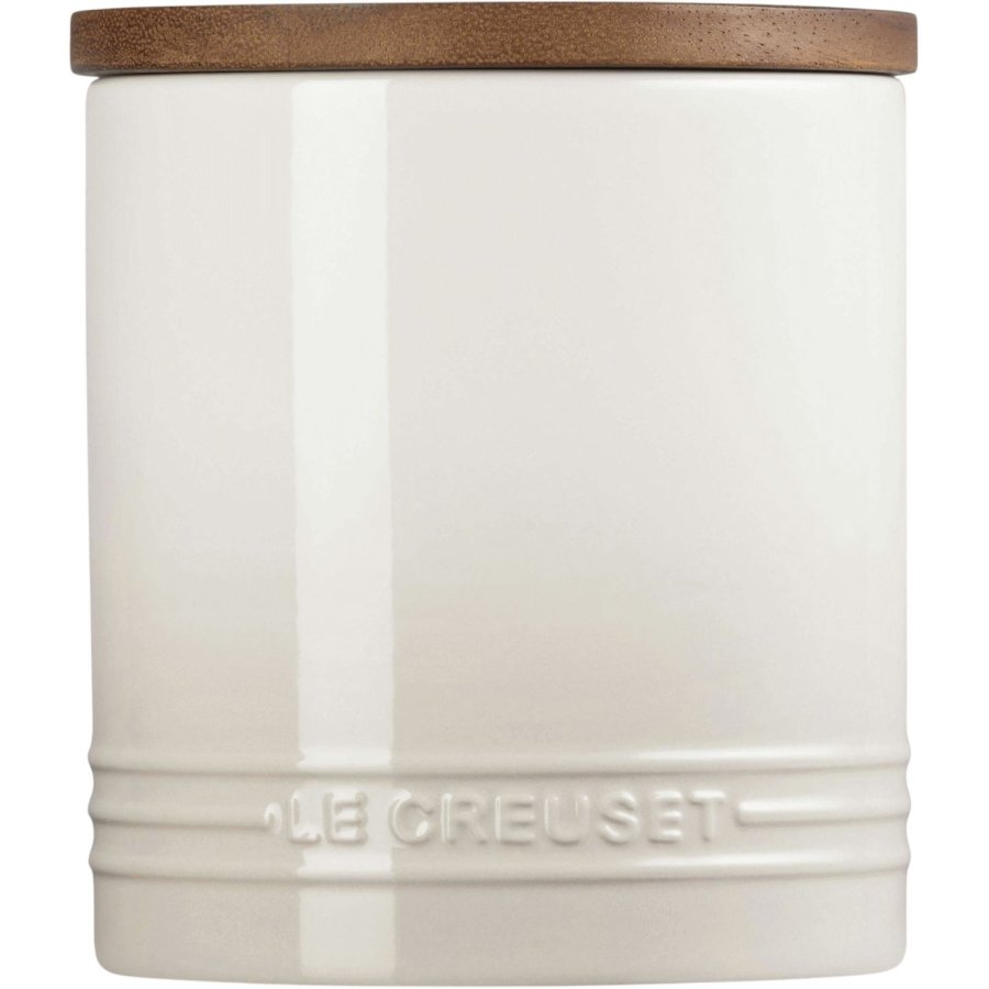 Le Creuset Signature Opbevaringskrukke H14 cm, Meringue