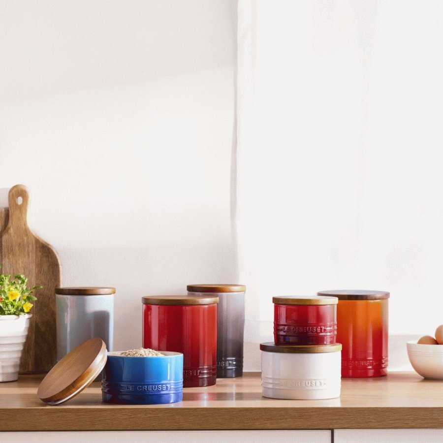 Le Creuset Signature Opbevaringskrukke H7,5 cm, Cerise