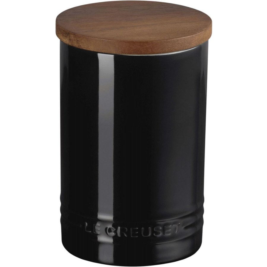 Le Creuset Signature Opbevaringskrukke H16,4 cm, Black