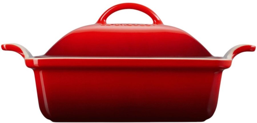 Le Creuset Heritage Fad m. Lg 23 cm/2,4 L, Cerise