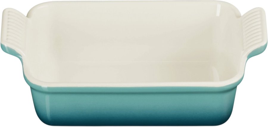 Le Creuset Heritage Rektangul�rt Fad 19 cm, Bleu Riviera