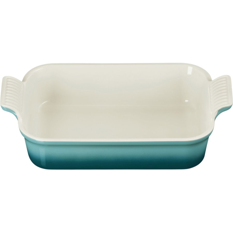 Le Creuset Heritage Rektangul�rt Fad 26 cm, Bleu Riviera