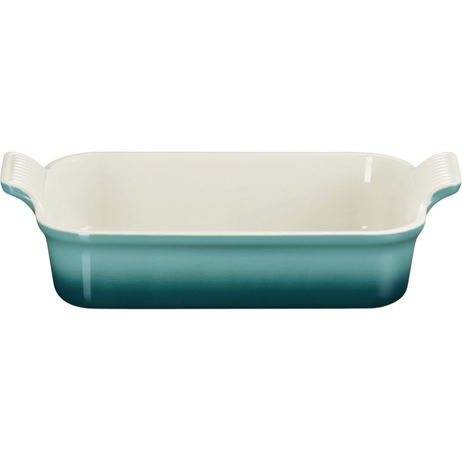 Le Creuset Heritage Rektangul�rt Fad 26 cm, Bleu Riviera