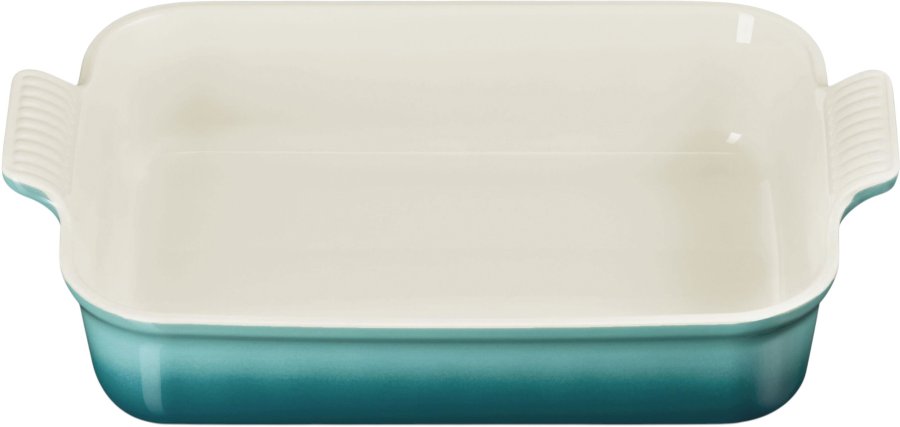 Le Creuset Heritage Rektangul�rt Fad 32 cm, Bleu Riviera