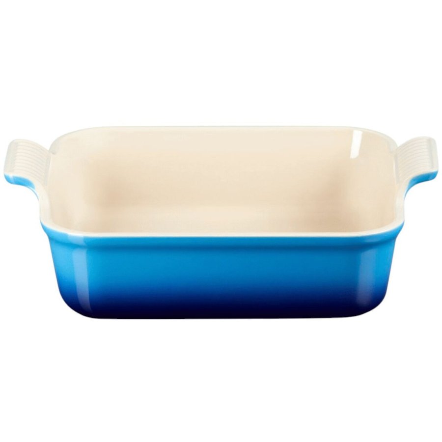 Le Creuset Heritage Kvadratisk Fad 23 cm, Azure
