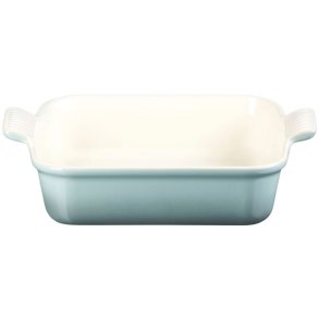 Le Creuset Heritage Kvadratisk Fad 23 cm, Sea Salt