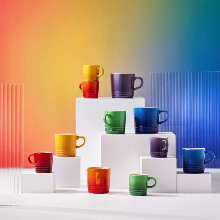Le Creuset Rainbow Espressokrus 6 stk. 10 cl, Multi