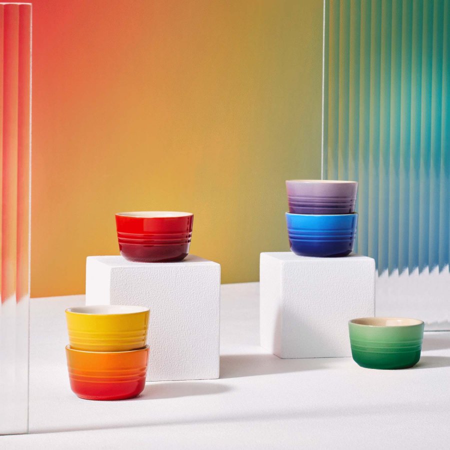 Le Creuset Rainbow Mini Ramekiner 6 stk. 9,3 cm, Multi