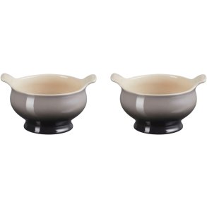 Le Creuset Heritage Suppeskl 2 stk. 11 cm, Flint