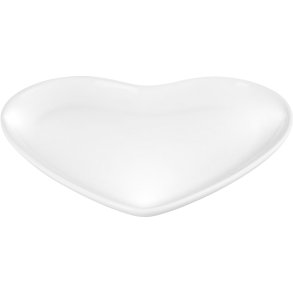 Le Creuset Heart Signature Tallerken 23 cm, White