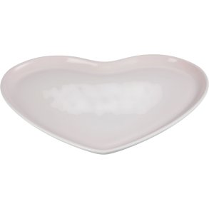 Le Creuset Heart Signature Serveringsfad 32 cm, Shell Pink