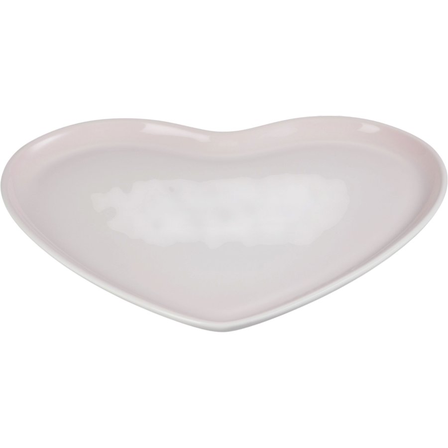 Le Creuset Heart Signature Serveringsfad 32 cm, Shell Pink