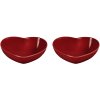 Le Creuset Heart Fad 2 stk. 13 cm, Cerise