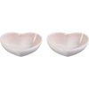 Le Creuset Heart Fad 2 stk. 13 cm, Shell Pink