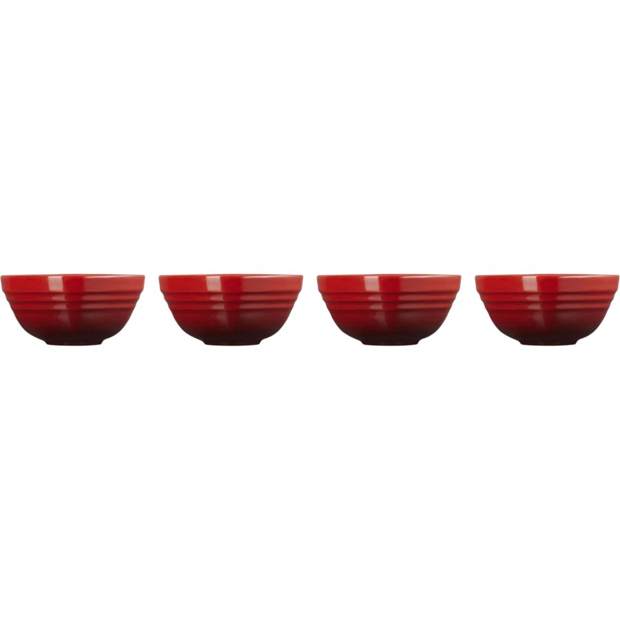 Le Creuset Heart Signature Sk�l 4 stk, Cerise