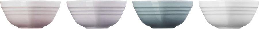 Le Creuset Heart Signature Sk�l 4 stk, Pastel