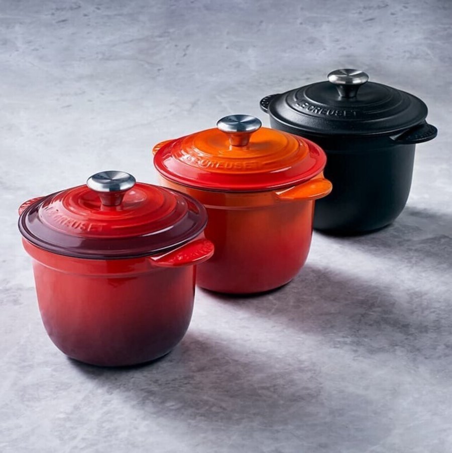 Le Creuset Cocotte Every Risgryde 16 cm/2 L, Mat Sort