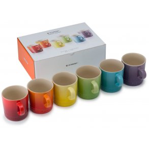 Le Creuset Rainbow Espressokrus 6 stk. 10 cl, Multi