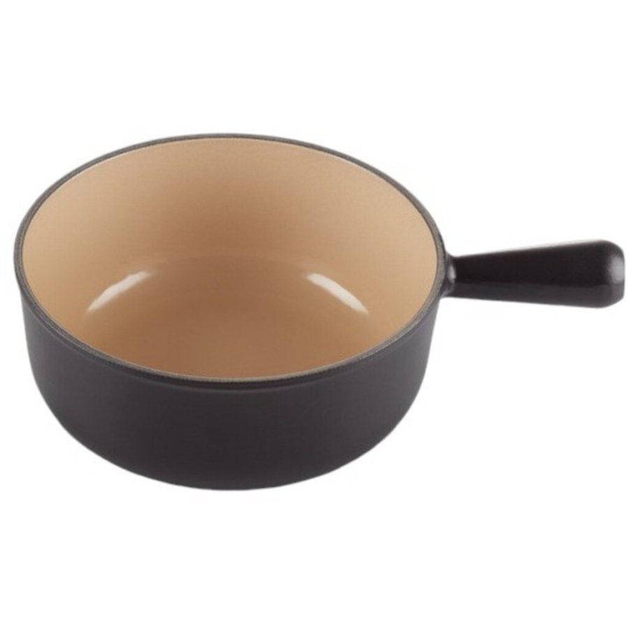 Le Creuset Caquelon 22 cm/2,6 L, Mat Sort