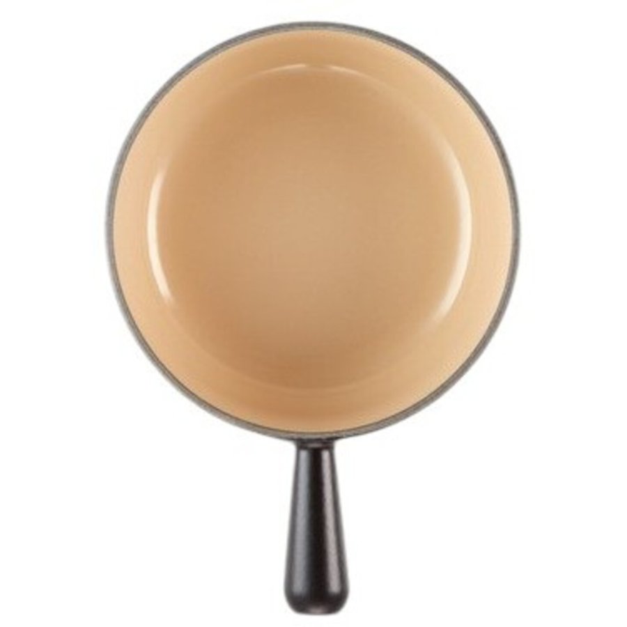 Le Creuset Caquelon 22 cm/2,6 L, Mat Sort