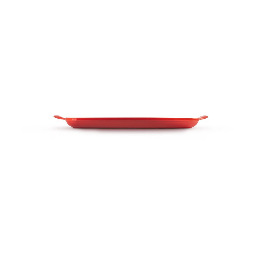 Le Creuset Rektangulr Grillplade 32 cm, Cerise