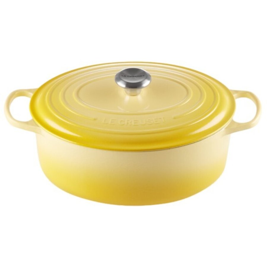 Le Creuset Oval gryde 29 cm/4,7 L, Soleil Gul