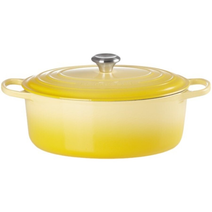 Le Creuset Oval gryde 29 cm/4,7 L, Soleil Gul