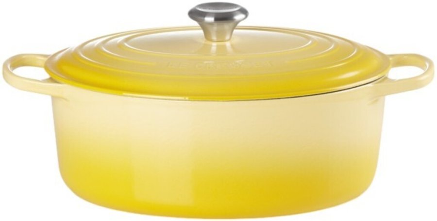 Le Creuset Oval gryde 29 cm/4,7 L, Soleil Gul