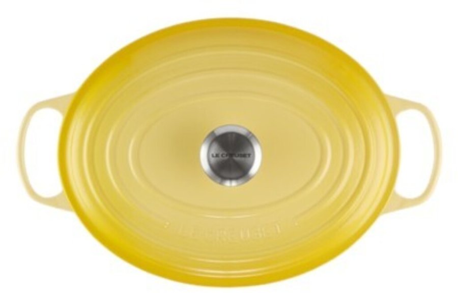Le Creuset Oval gryde 29 cm/4,7 L, Soleil Gul