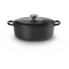 Le Creuset Oval gryde 33 cm/7,5 L, Mat Sort